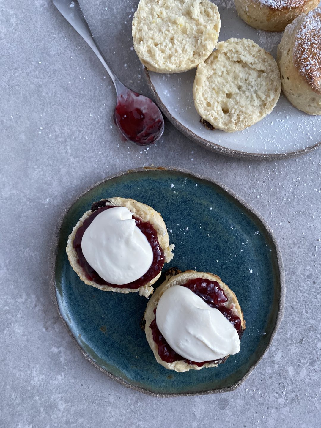 Lemon and sultana scones