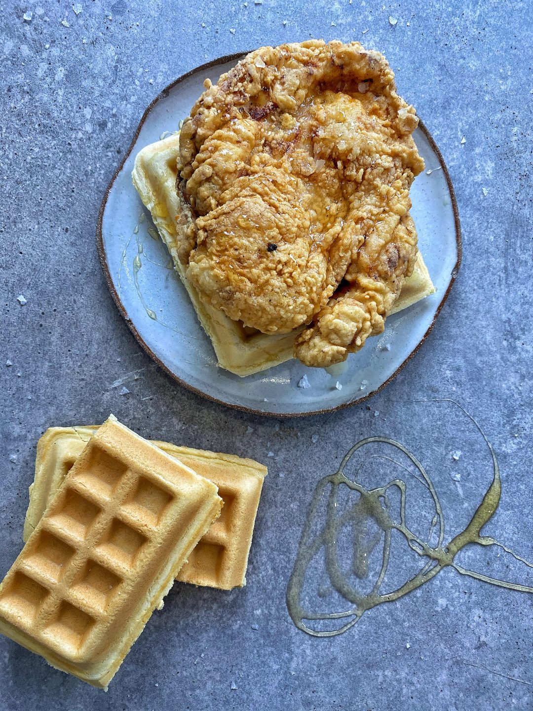 Buttermilk Chicken With waffles