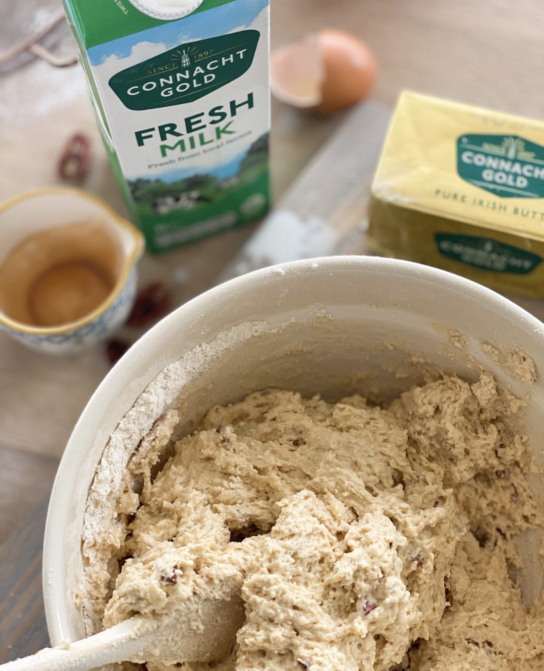 Coffee and Pecan scones