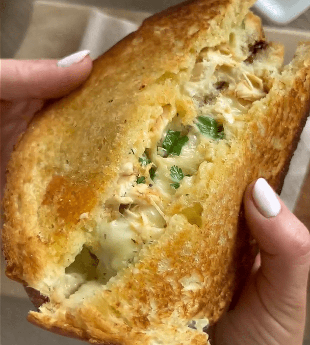 Sourdough Cajun Cheesy Toastie