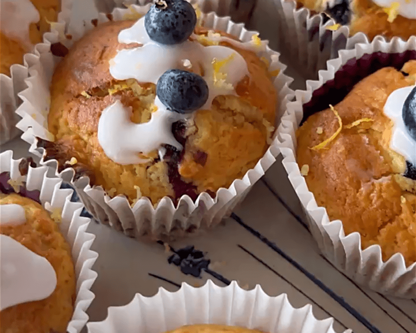 Lemon and Blueberry Muffins