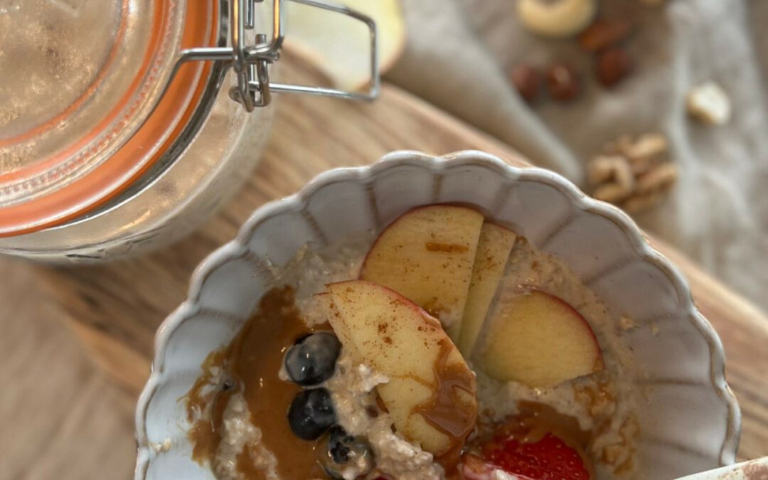 Autumn overnight oats 