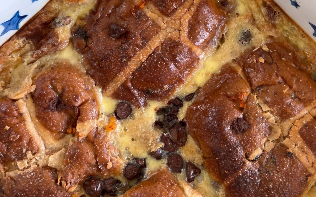 Bread and butter pudding