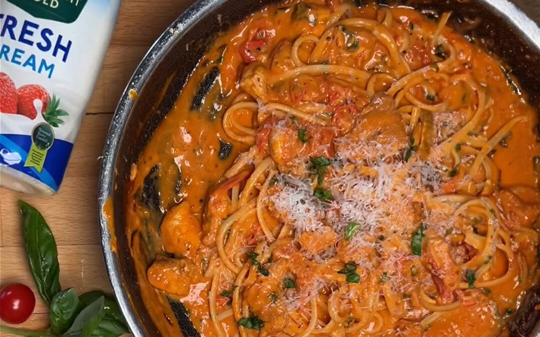 Tomato & Basil Chicken Pasta